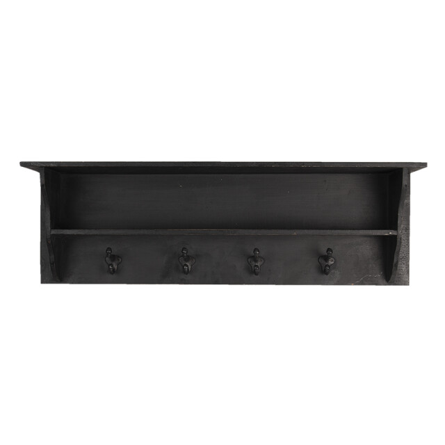 Clayre & Eef Wandkapstok 4 haken 90x18x29 cm hout 1325839 large
