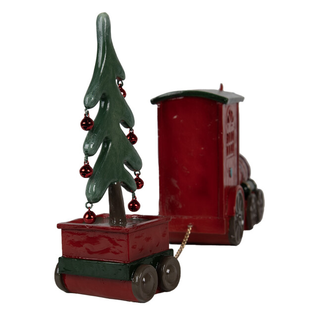 Clayre & Eef Kerstdecoratie met led-verlichting trein 30x7x21 cm kunststof 2959581 large