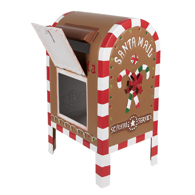 Clayre & Eef Brievenbus 22x18x34 cm ijzer letter to santa kerstdecoratie 2938374 large