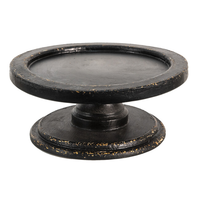 Clayre & Eef Etagère Ø 27x12 cm hout rond taartplateau 1831032 large