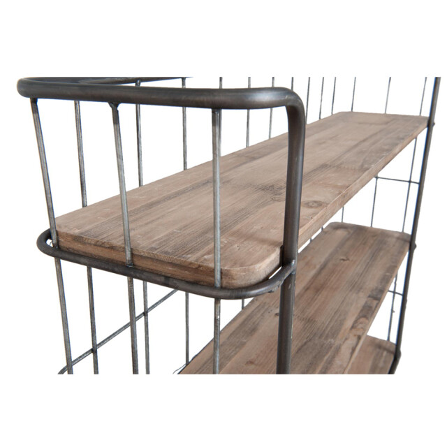 Clayre & Eef Wandrek 85x20x64 cm hout rechthoek muurrek 1088885 large