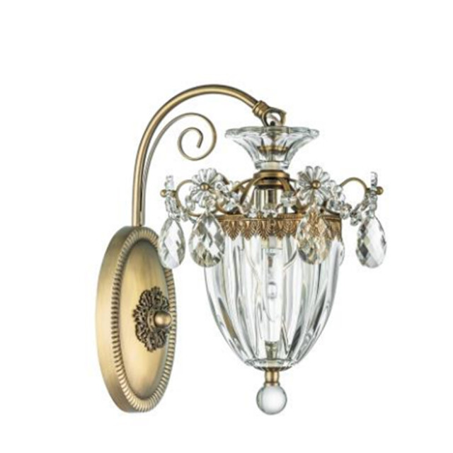 LumiLamp Wandlamp 21x26x32 cm metaal glas muurlamp 2391826 large