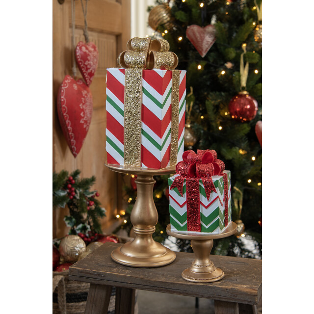 Clayre & Eef Kerstdecoratie beeld cadeau 24 cm polyresin 2672502 large