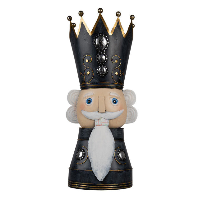 Clayre & Eef Kerstdecoratie notenkraker 68 cm ijzer 2927583 large