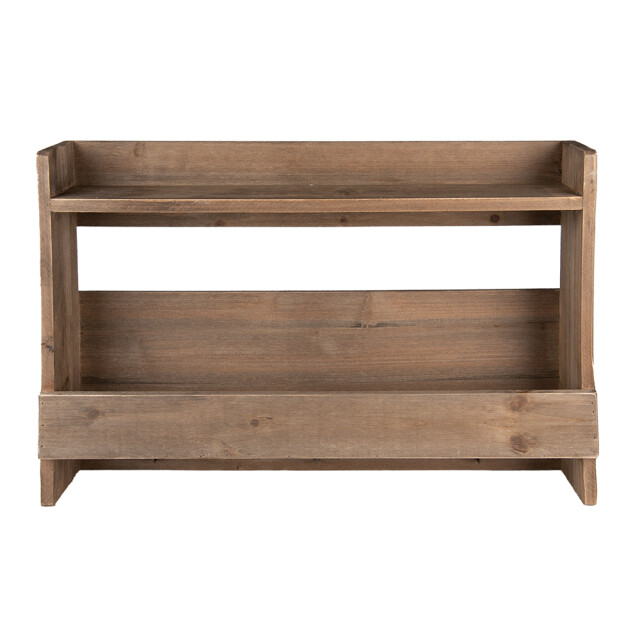 Clayre & Eef Wandrek 60x12x42 cm hout muurrek 2225806 large
