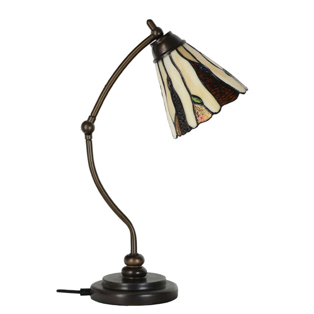 LumiLamp Tiffany tafellamp Ø 27x51 cm glas tiffany bureaulamp 2652440 large