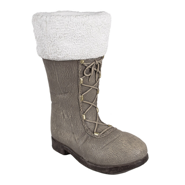 Clayre & Eef Kerstdecoratie beeld laars 37x23x43 cm keramisch materiaal 2959579 large