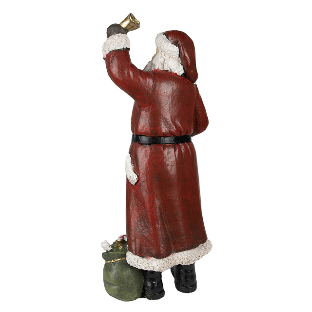 Clayre & Eef Beeld kerstman 22x15x51 cm polyresin kerstdecoratie 2584613 large