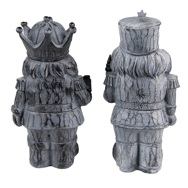 Clayre & Eef Beeld notenkraker 21 cm polyresin kerstdecoratie 2201513 large