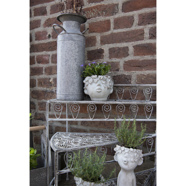 Clayre & Eef Bloempot 30x27x26 cm steen bloempot binnen 1260038 large