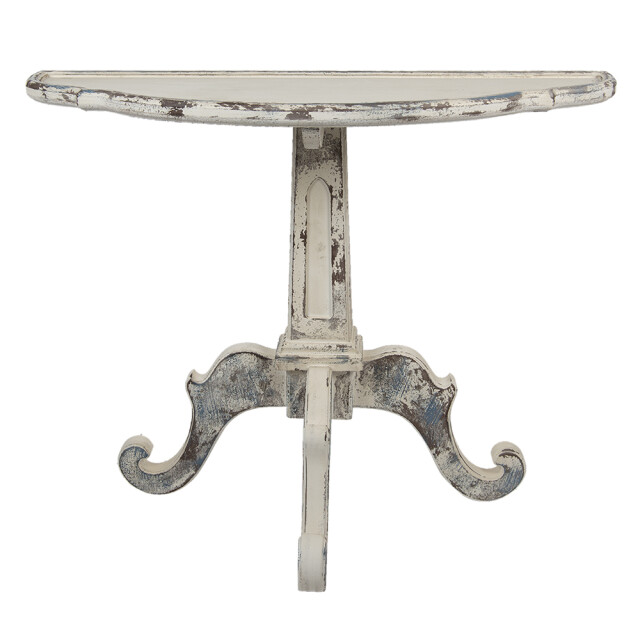 Clayre & Eef Sidetable 100x42x84 cm beige hout wandtafel 1741245 large