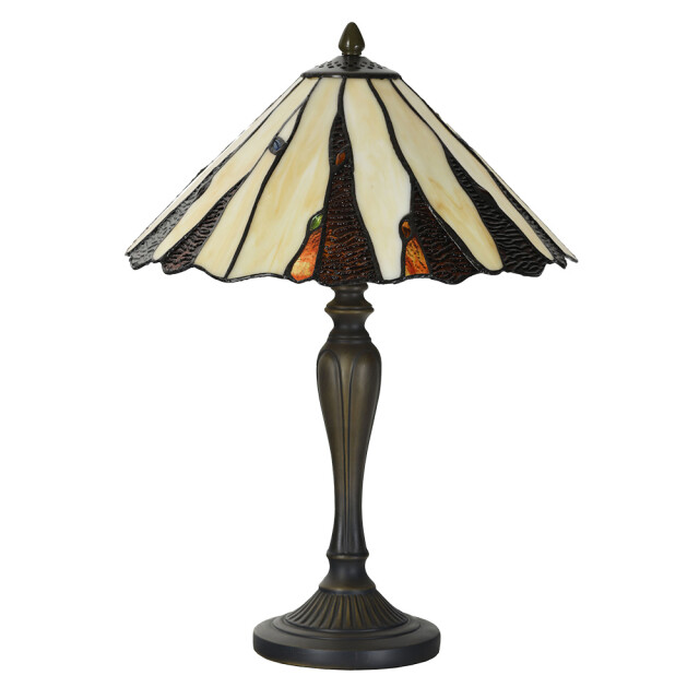 LumiLamp Tiffany tafellamp Ø 35x53 cm glas tiffany bureaulamp 2652438 large