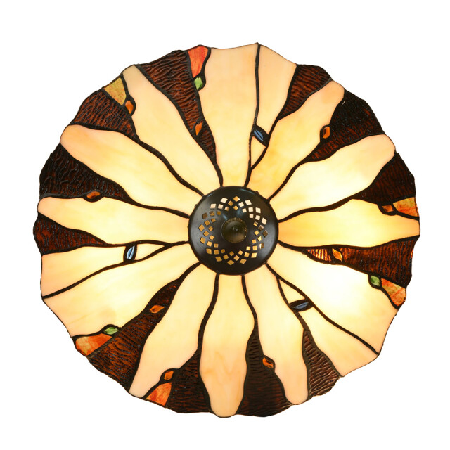LumiLamp Tiffany tafellamp Ø 35x53 cm glas tiffany bureaulamp 2652438 large
