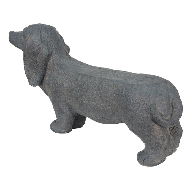 Clayre & Eef Beeld hond 74x19x39 cm steen woonaccessoires 1945673 large