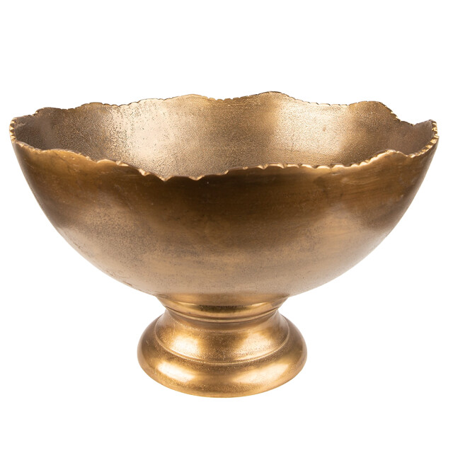Clayre & Eef Decoratie schaal 45 cm aluminium 2066845 large