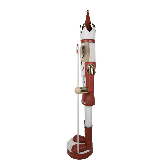 Clayre & Eef Beeld notenkraker 170 cm ijzer kerstdecoratie 2622140 large