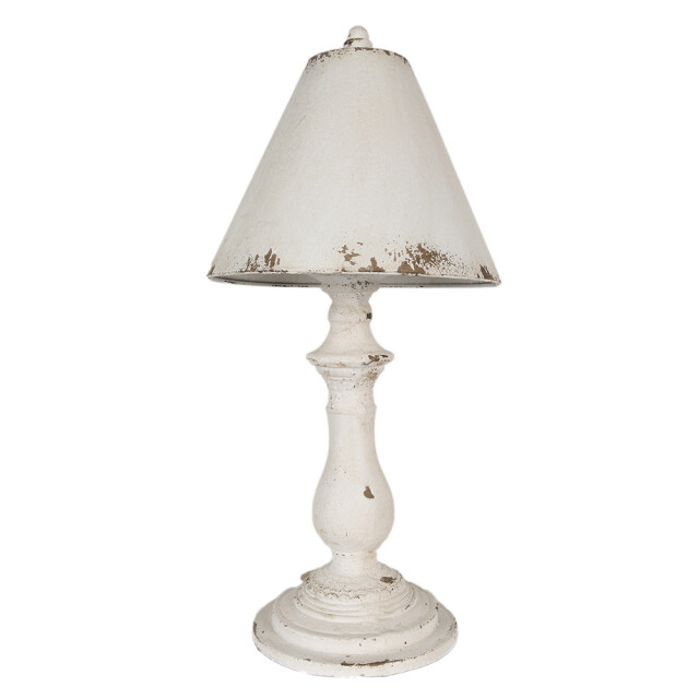 Clayre & Eef Tafellamp Ø 26x55 cm ijzer bureaulamp 2662839 large