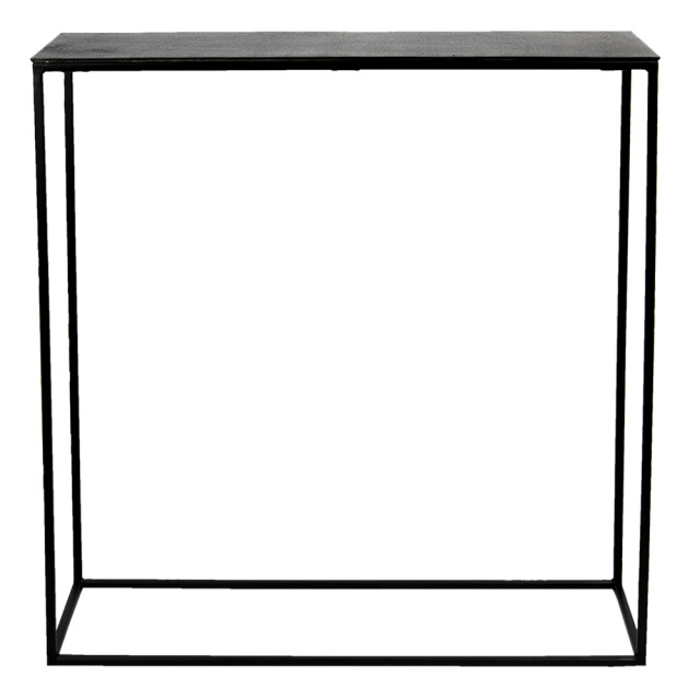 Clayre & Eef Sidetable 99x29x83 cm aluminium rechthoek wandtafel 1161842 large