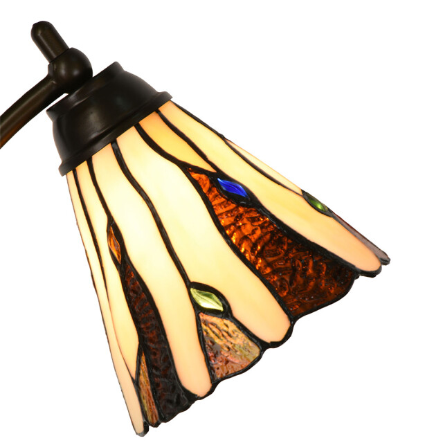LumiLamp Tiffany tafellamp Ø 27x51 cm glas tiffany bureaulamp 2652440 large