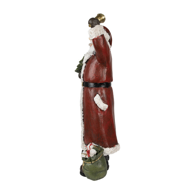 Clayre & Eef Beeld kerstman 22x15x51 cm polyresin kerstdecoratie 2584613 large