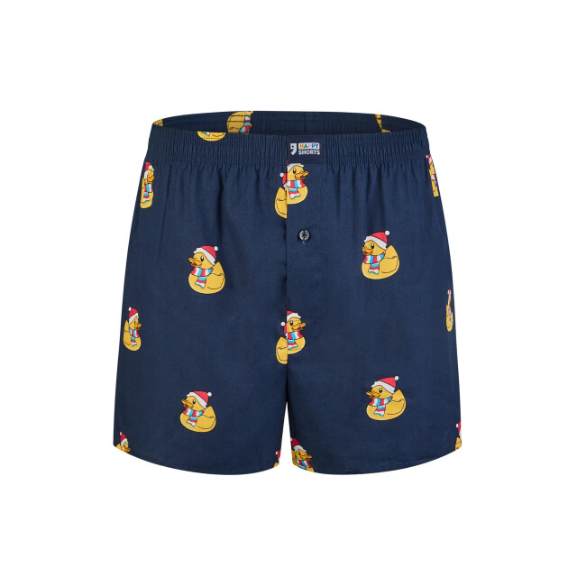 Happy Shorts Heren wijde boxershorts kerst print duck HS-1069 large
