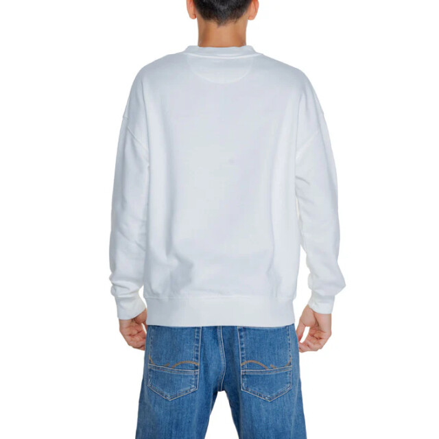 Replay Cotton fleece trui heren Replay Wit Unisex 9ZERO1 Trui large