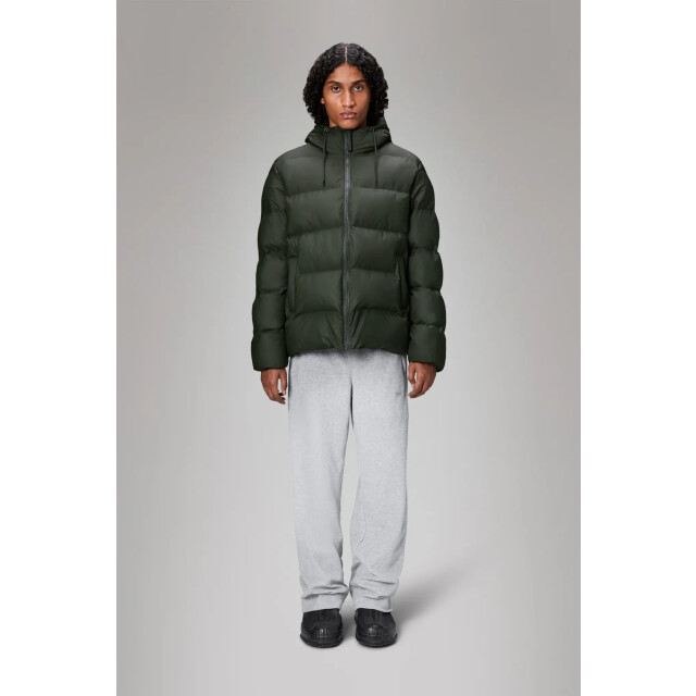 Rains Alta puffer jacket 15120 green 15120 large