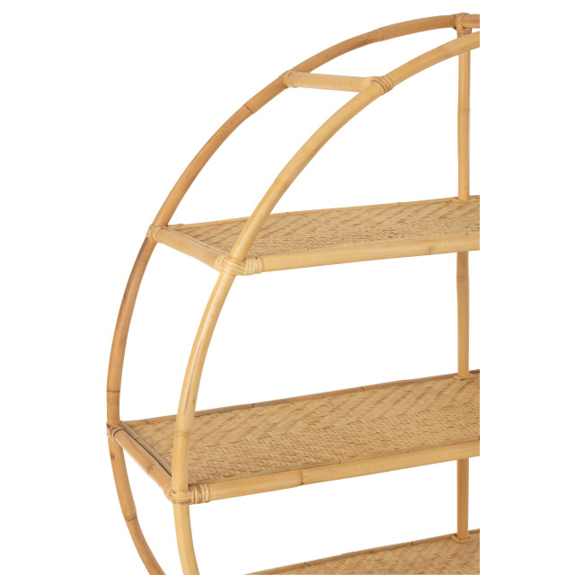 J-Line rek 3 planken rotan 150x40x150cm 3001180 large