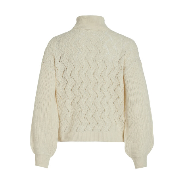 Vila Virandi ls roll neck knit ecru 4219.03.0040 large