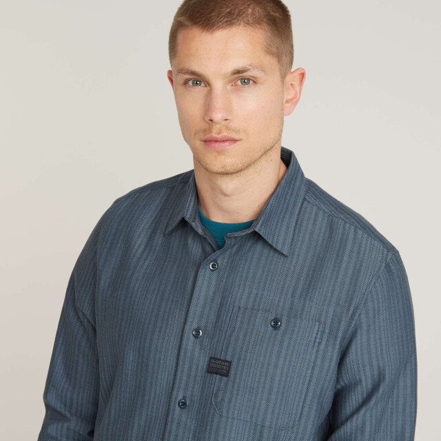 G-Star Bristum 2.0 slim shirt l\s D23553-D743-G782 large