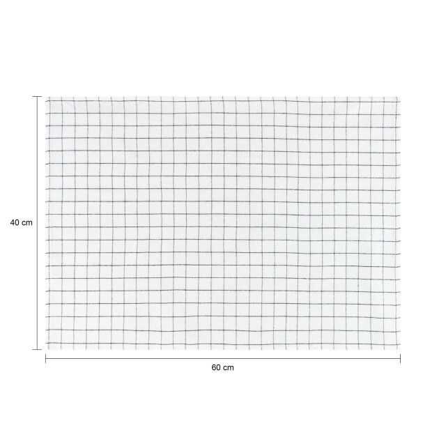 Krumble Theedoek met ruitpatroon klein - set van 8 3016912 large