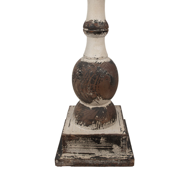 Clayre & Eef Bijzettafel Ø 62x81 cm hout rond 3017101 large