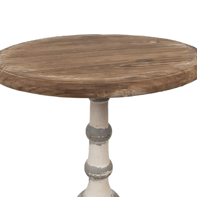 Clayre & Eef Bijzettafel Ø 51x71 cm hout 3017102 large