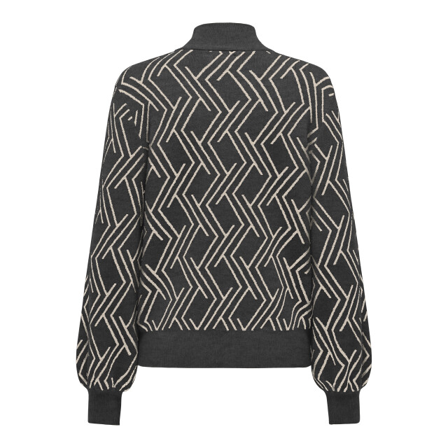 Only onlanny ls jq o-neck knt 15327635 dark grey melange 06712.970.0015 large