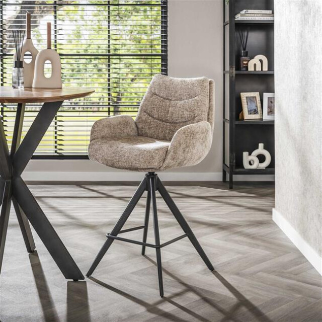 Hoyz barstoel lounge rich zandkleur set van 2 3005215 large