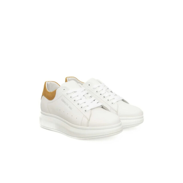 Cerruti 1881 Te leren dames sneakers met platform Cerruti 1881 Witte Leren Dames Sneakers met Platform large