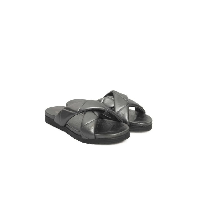 Cerruti 1881 Lamswollen dames sandalen Cerruti 1881 Grijze Lamswollen Dames Sandalen large