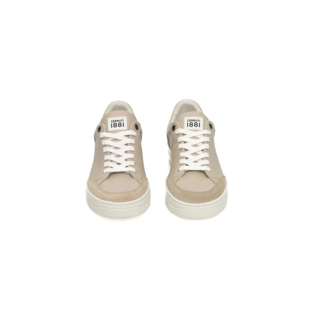 Cerruti 1881 Leren sneakers voor dames met platform Cerruti 1881 Beige Leren Sneakers voor Dames met Platform large