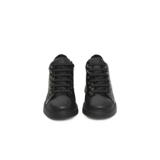 Cerruti 1881 Lederen sneakers voor dames Cerruti 1881 Zwarte Lederen Sneakers voor Dames large