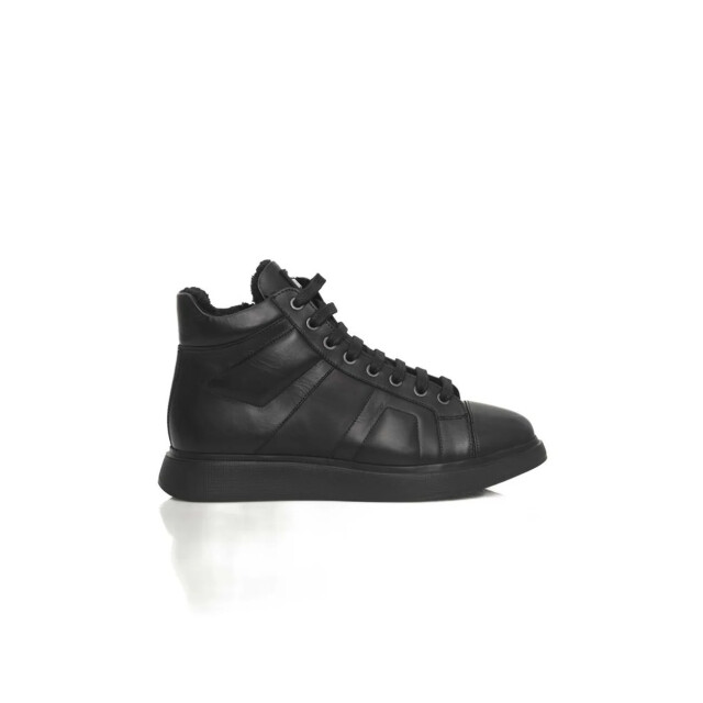 Cerruti 1881 Leren dames sneakers Cerruti 1881 Zwarte Leren Dames Sneakers large