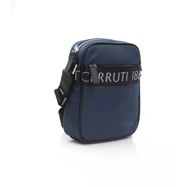 Cerruti 1881 Nylon schoudertas voor mannen Cerruti 1881 Blauwe Nylon Schoudertas voor Mannen large