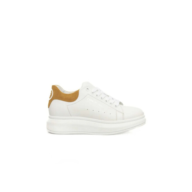 Cerruti 1881 Te leren dames sneakers met platform Cerruti 1881 Witte Leren Dames Sneakers met Platform large