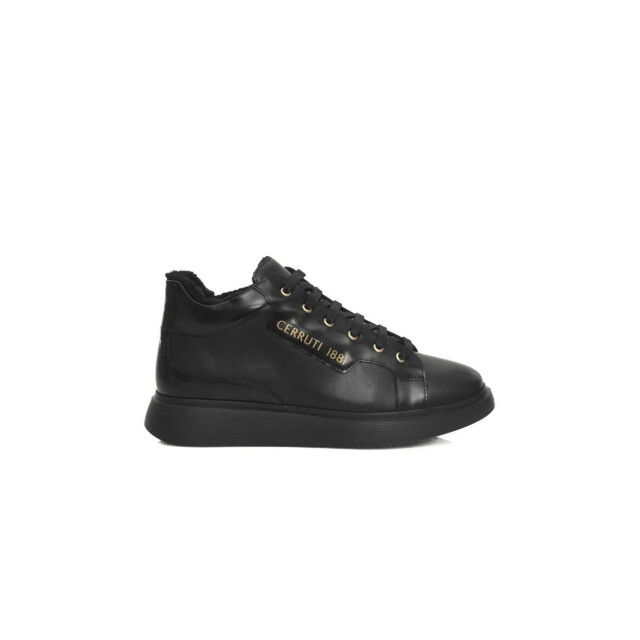 Cerruti 1881 Lederen sneakers voor dames Cerruti 1881 Zwarte Lederen Sneakers voor Dames large