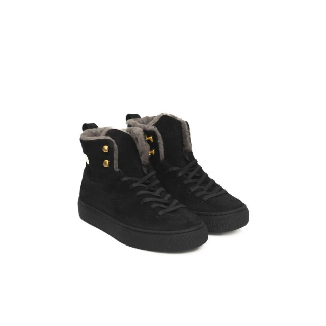 Cerruti 1881 Leren dames sneakers Cerruti 1881 Zwart Leren Dames Sneakers large