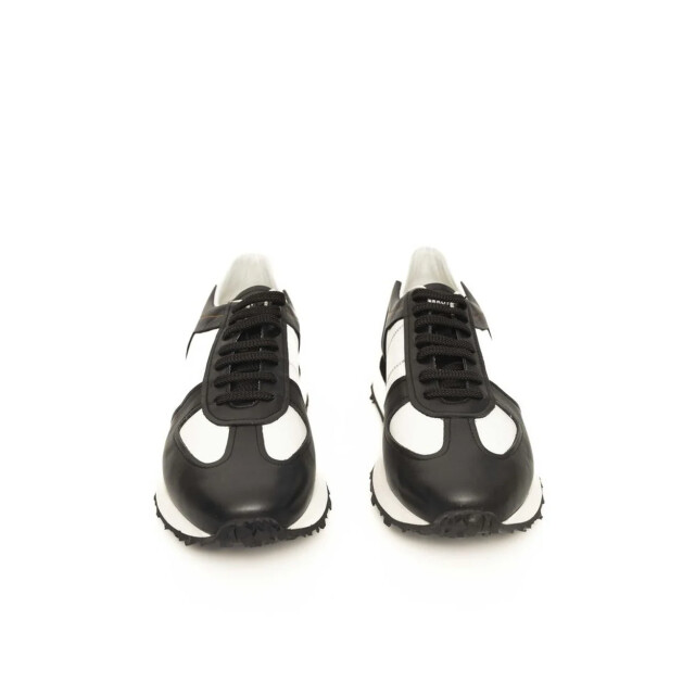 Cerruti 1881 Leren sneakers voor mannen Cerruti 1881 Zwarte Leren Sneakers voor Mannen large