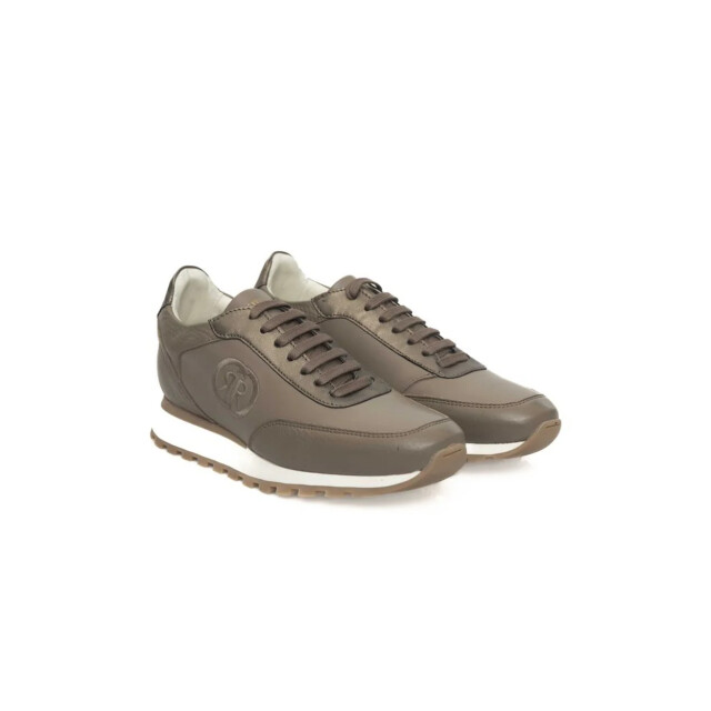 Cerruti 1881 Kleurige lederen dames sneakers Cerruti 1881 Beigekleurige Lederen Dames Sneakers large