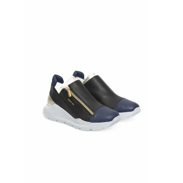 Cerruti 1881 Geitenleren sneakers voor dames Cerruti 1881 Zwarte Geitenleren Sneakers voor Dames large