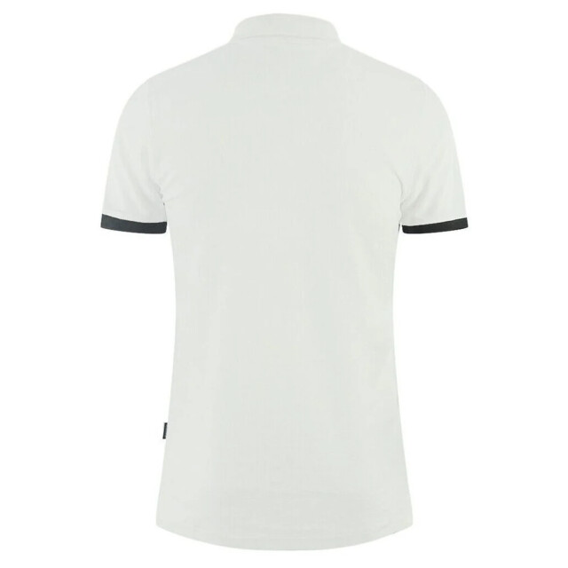 Aquascutum Elegante katoenen polo met handtekening details Aquascutum Elegante Katoenen Polo met Handtekening Details large