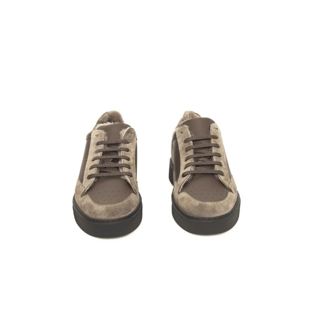 Cerruti 1881 Leren sneakers voor mannen Cerruti 1881 Beige Leren Sneakers voor Mannen large