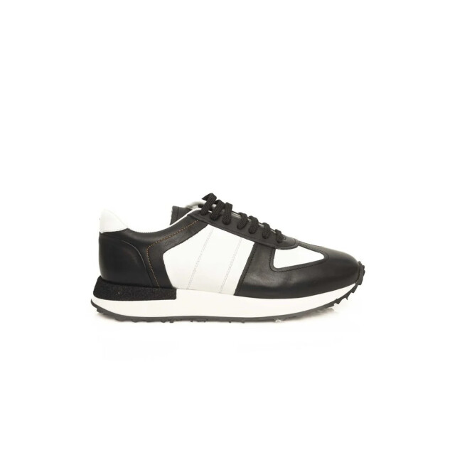 Cerruti 1881 Leren sneakers voor mannen Cerruti 1881 Zwarte Leren Sneakers voor Mannen large